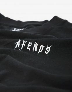 Afends Actual Pain Hemp Oversized T Shirt - Black 6 Afends Actual Pain Hemp Oversized T Shirt - Black