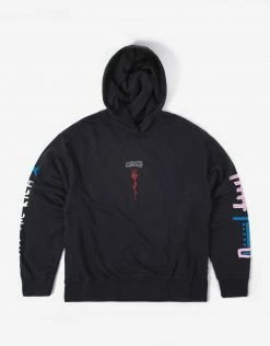 Afends Beni Unisex Hemp Pull On Hoody - Iron