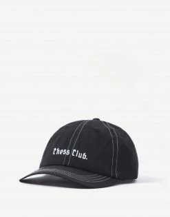 Afends Chess Club Recycled Six Panel Cap - Black