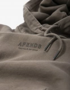 Afends Credits Recycled Pull On Hoody - Beechwood