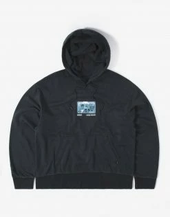 Afends Leisure Process Hemp Hoody - Faded Black