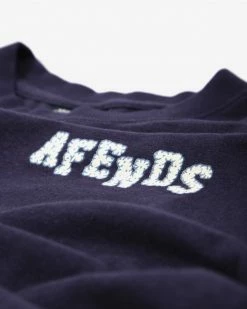 Afends Max Relax Hemp Retro Fit T Shirt - Navy