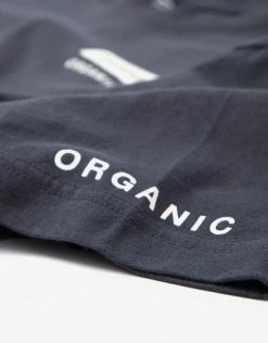 Afends Maximum Unisex Organic Retro Fit T Shirt - Charcoal