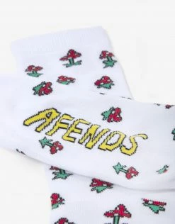 Afends Mushy Recycled Socks - White