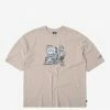 New Arrivals Afends Ripple Oversized T Shirt - Bone