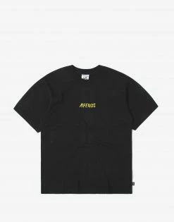 Afends Shroom Recycled Retro Fit T Shirt - Black