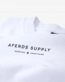 Afends Transit Recycled Retro Fit T Shirt - White