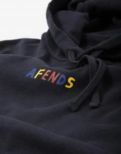 Afends Wahzoo Recycled Hoody - Charcoal
