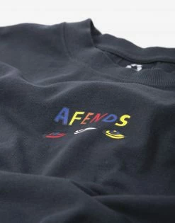 Afends Wahzoo Recycled Retro Fit T Shirt - Charcoal New Arrivals