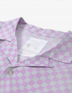 Clothing Afends Women's Carlo Recycled Short Sleeve Shirt - Candy Check