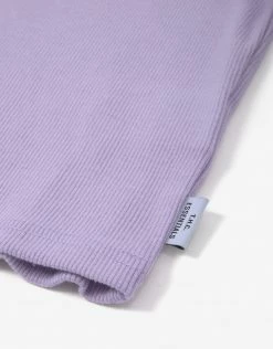 New Arrivals Afends Women's Faith Hemp Rib Fitted Tee - Orchid