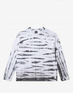 Afends Women's Hannah Hemp Dyed Long Sleeve T Shirt - Black Clothing