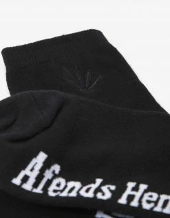 Clothing Afends Women's Happy Hemp Socks - Black/Black