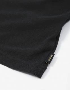 Afends Women's Hemp Basics Standard Fit T Shirt - Faded Black