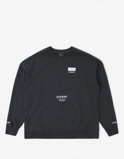 Afends Women's Maximum Unisex Organic Crewneck - Charcoal