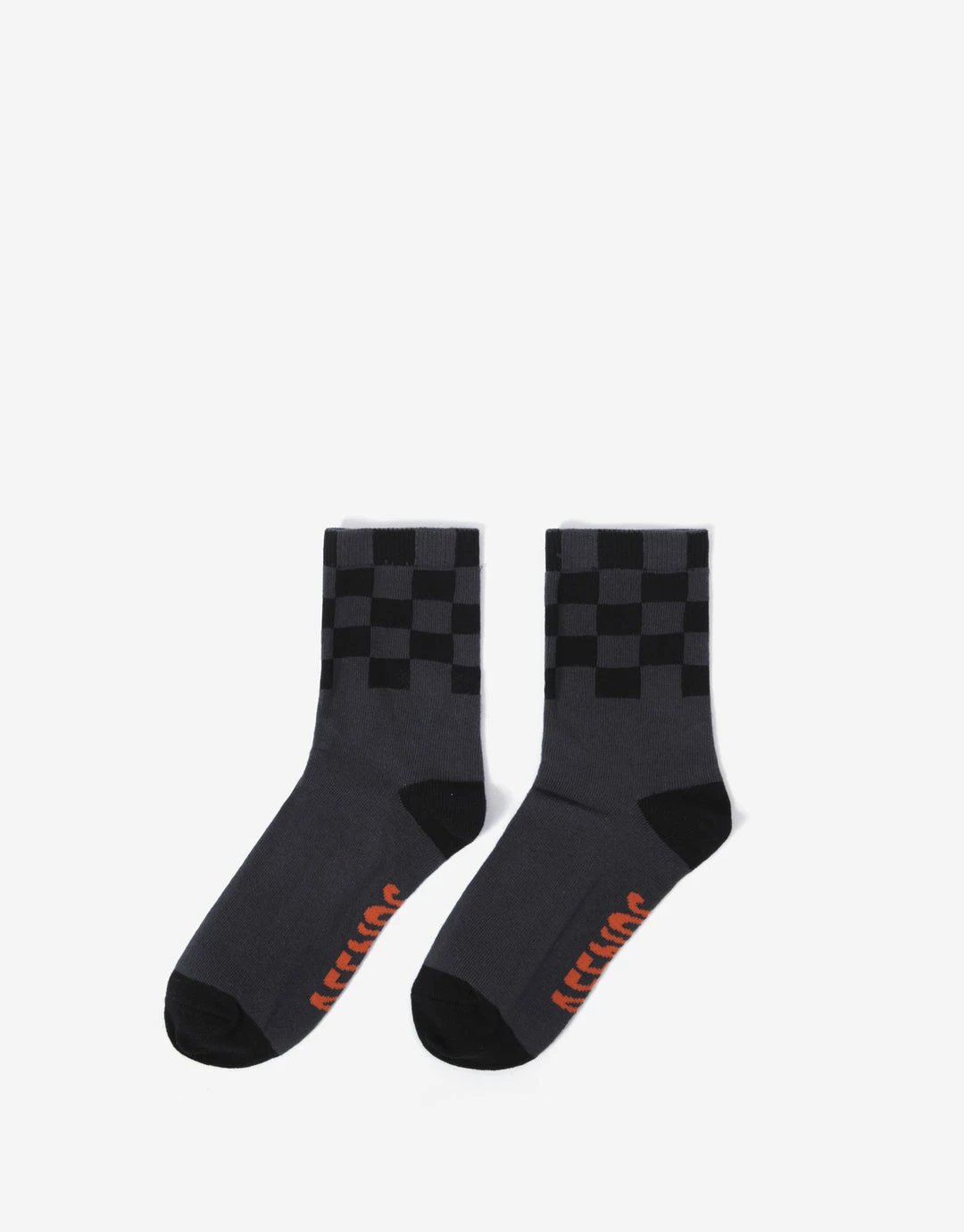 Afends Women's Operator Recycled Socks - Charcoal New Arrivals 1 Afends Women's Operator Recycled Socks - Charcoal New Arrivals