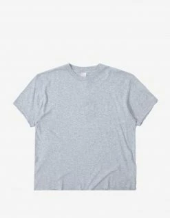 Afends Women's Slay Hemp Oversized T Shirt - Grey Marle Clothing