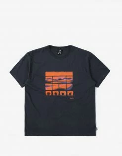 Afends Women's Victoria Recycled Oversized Tee - Charcoal New Arrivals