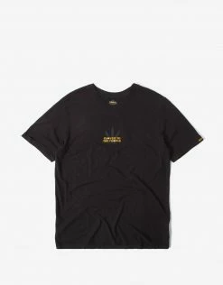 Clothing Afends Women's Flower Hour Hemp Boyfriend T Shirt - Raven