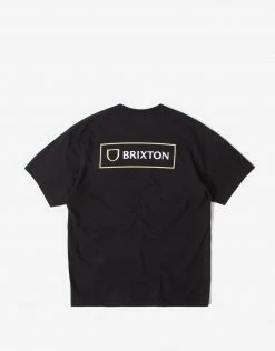 Brixton Alpha Block T Shirt - Black