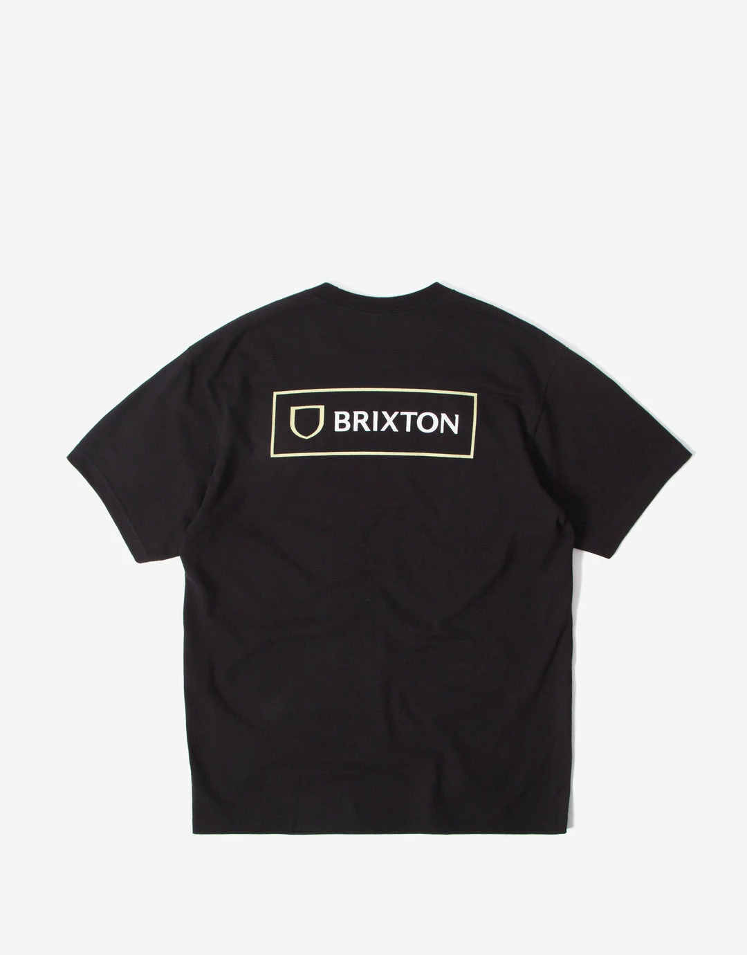 Brixton Alpha Block T Shirt - Black 2 Brixton Alpha Block T Shirt - Black