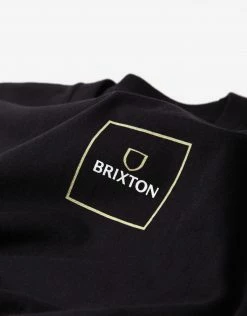 Brixton Alpha Block T Shirt - Black 5 Brixton Alpha Block T Shirt - Black