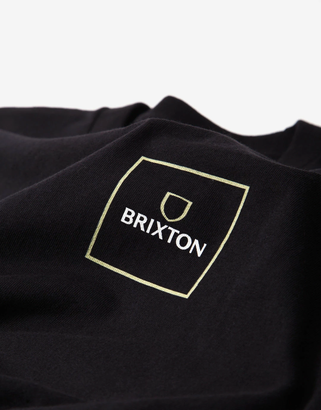 Brixton Alpha Block T Shirt - Black 3 Brixton Alpha Block T Shirt - Black