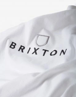 Brixton Alpha Thread T Shirt - White