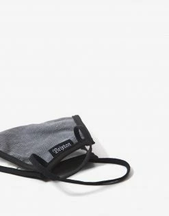 Brixton Antimicrobial Face Mask - Black Herringbone