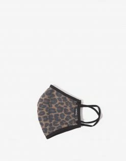 Brixton Antimicrobial Face Mask - Leopard