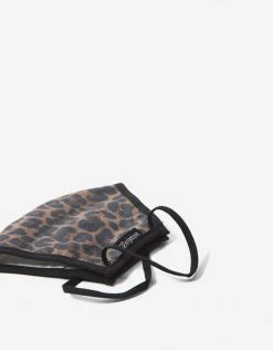 Brixton Antimicrobial Face Mask - Leopard