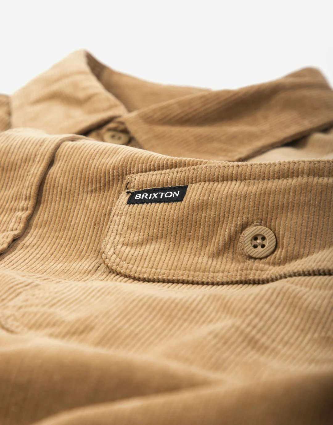 Brixton Bowery Corduroy LS Flannel - Mojave 2 Brixton Bowery Corduroy LS Flannel - Mojave