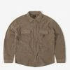 Brixton Bowery Long Sleeve Fleece Shirt - Oatmeal