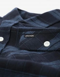 Brixton Bowery Stretch LS X Flannel - Navy