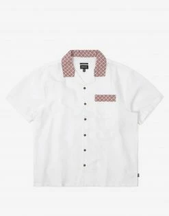 Brixton Bunker SS Woven Shirt - Off White