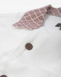 Brixton Bunker SS Woven Shirt - Off White