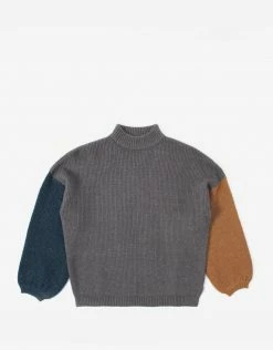 Brixton Women's Burning Up Sweater - Heather Grey Clothing