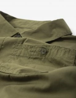 Brixton Charter X SS Woven Shirt - Military Olive