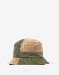 Brixton Gramercy Packable Bucket Hat - Military Olive/Mermaid