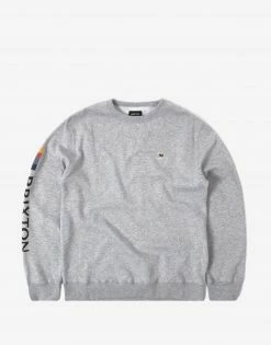 Brixton HO21 Alton Crewneck Sweatshirt - Heather Grey