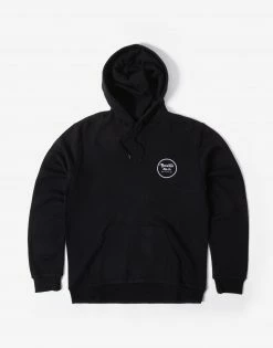 Brixton Wheeler II Hoody - Black/White