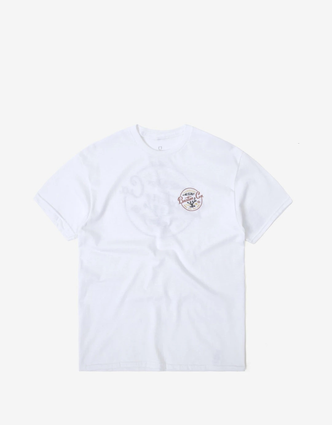 Brixton Joshua T Shirt - White 1 Brixton Joshua T Shirt - White