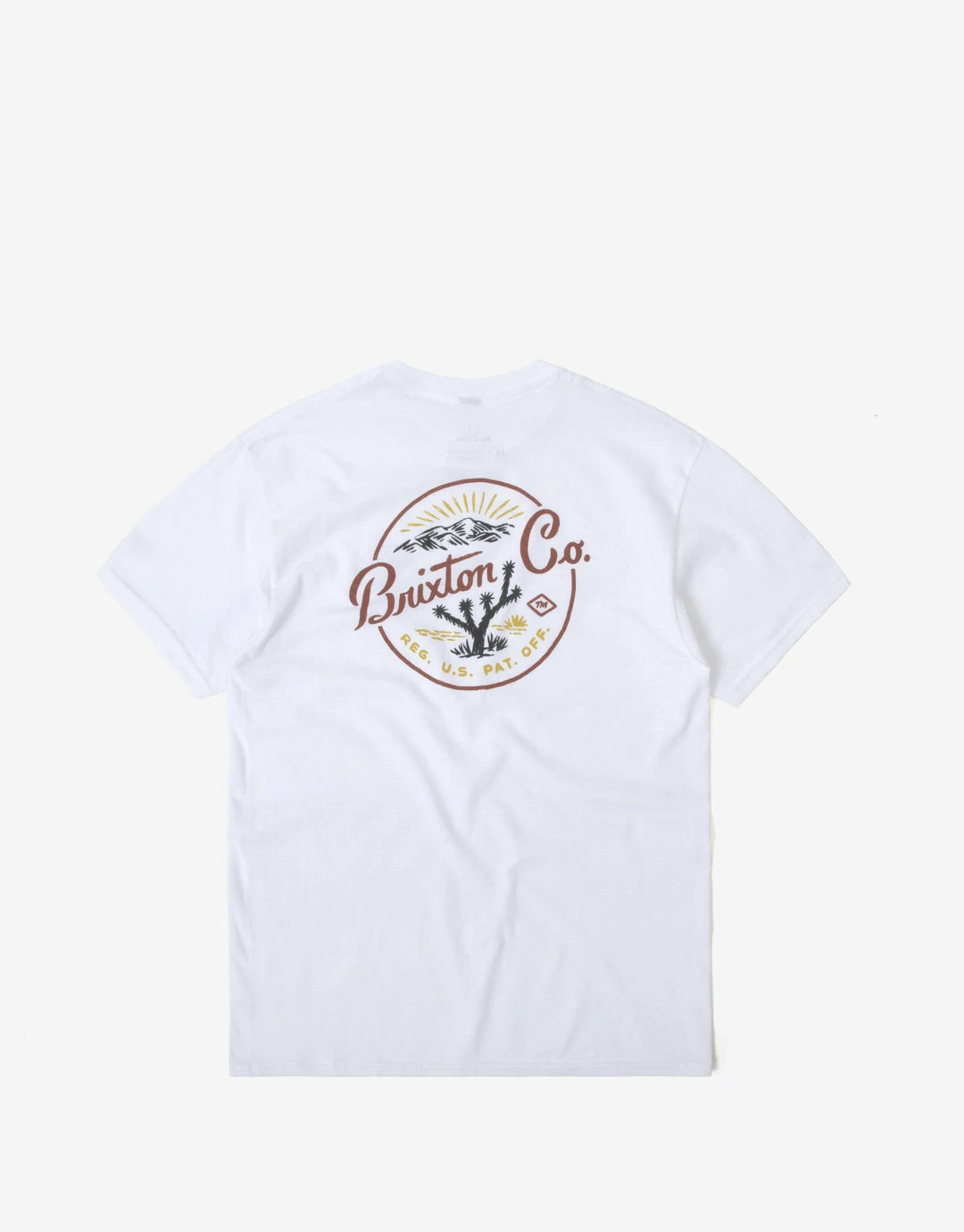 Brixton Joshua T Shirt - White 2 Brixton Joshua T Shirt - White