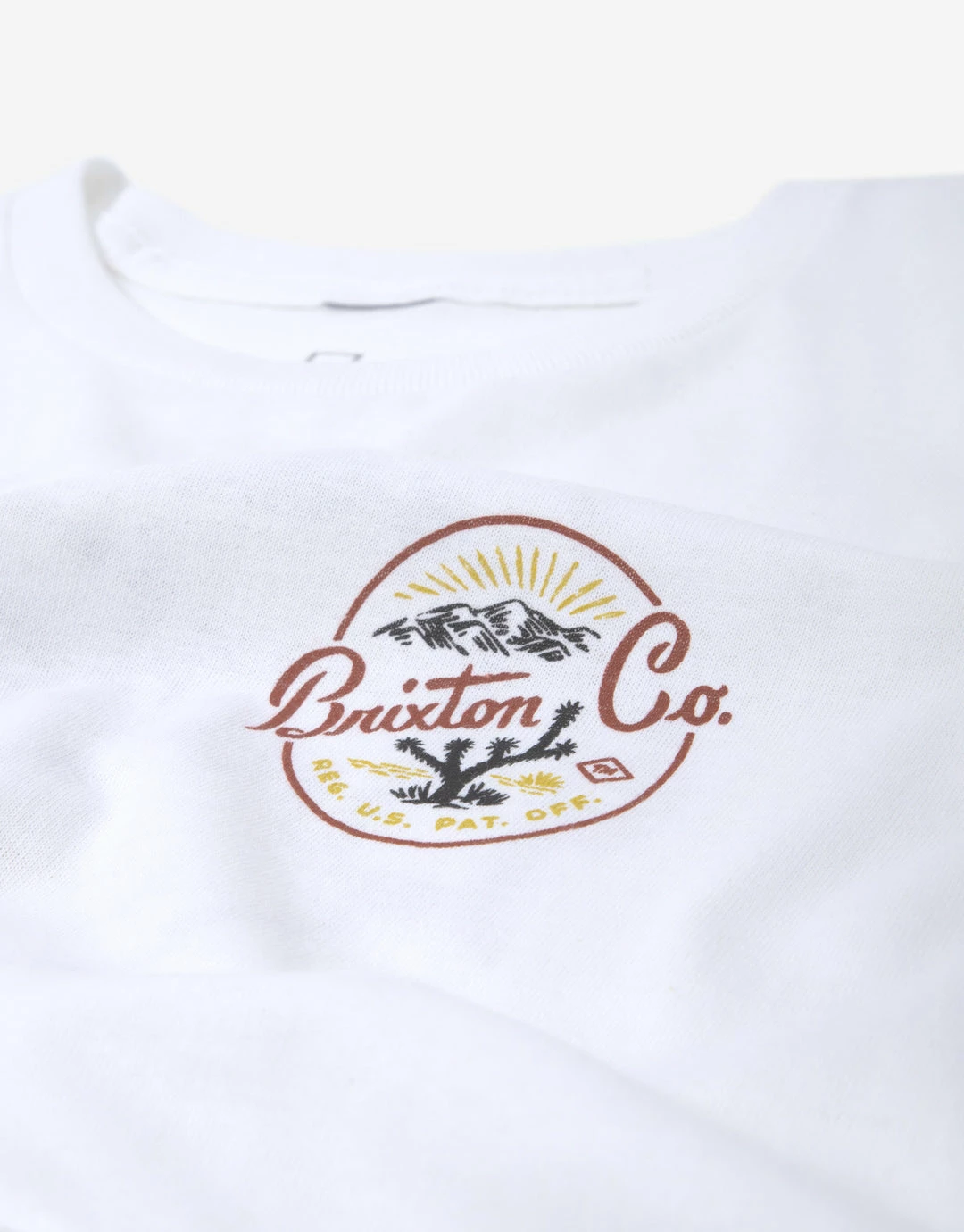 Brixton Joshua T Shirt - White 3 Brixton Joshua T Shirt - White