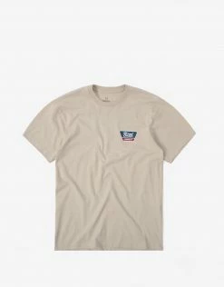 Brixton Linwood T Shirt - Cream
