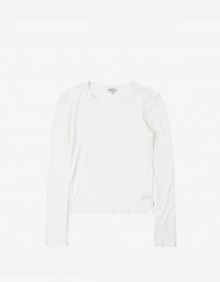 Clothing Brixton Women's Montauk Long Sleeve T Shirt - Off White