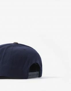 Brixton Oath III Snapback Cap - Navy/Deep Brown 7 Brixton Oath III Snapback Cap - Navy/Deep Brown