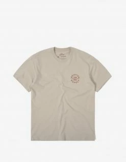 Brixton Oath V T Shirt - Cream/3D