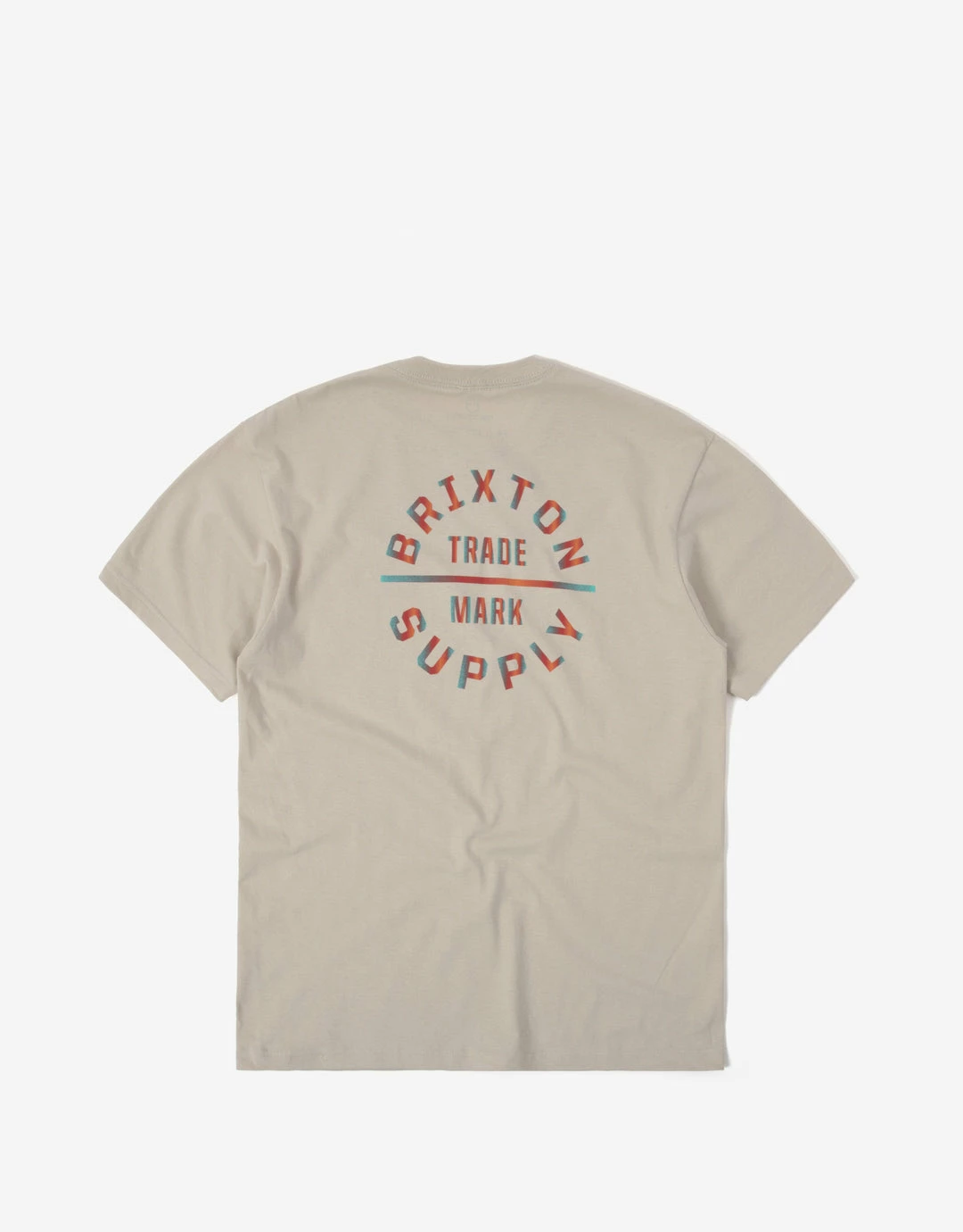 Brixton Oath V T Shirt - Cream/3D 2 Brixton Oath V T Shirt - Cream/3D