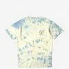 Brixton Oath V T Shirt - Yellow Tie Dye